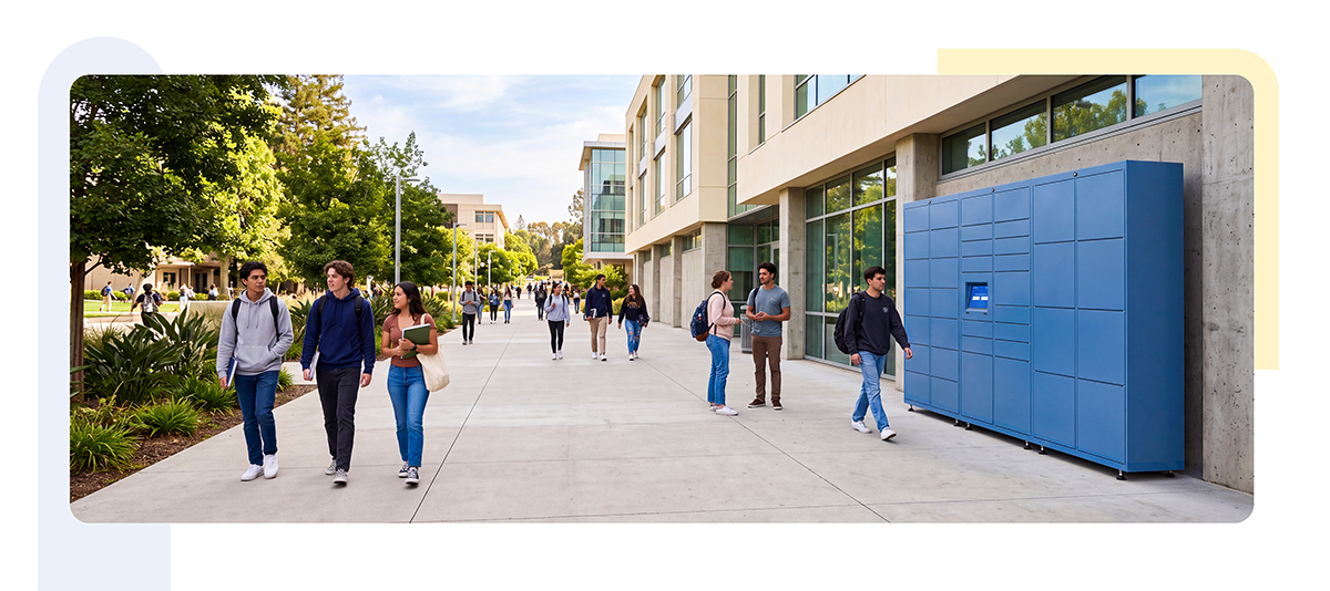 smart lockers for university